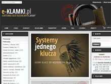 Tablet Screenshot of e-klamki.pl